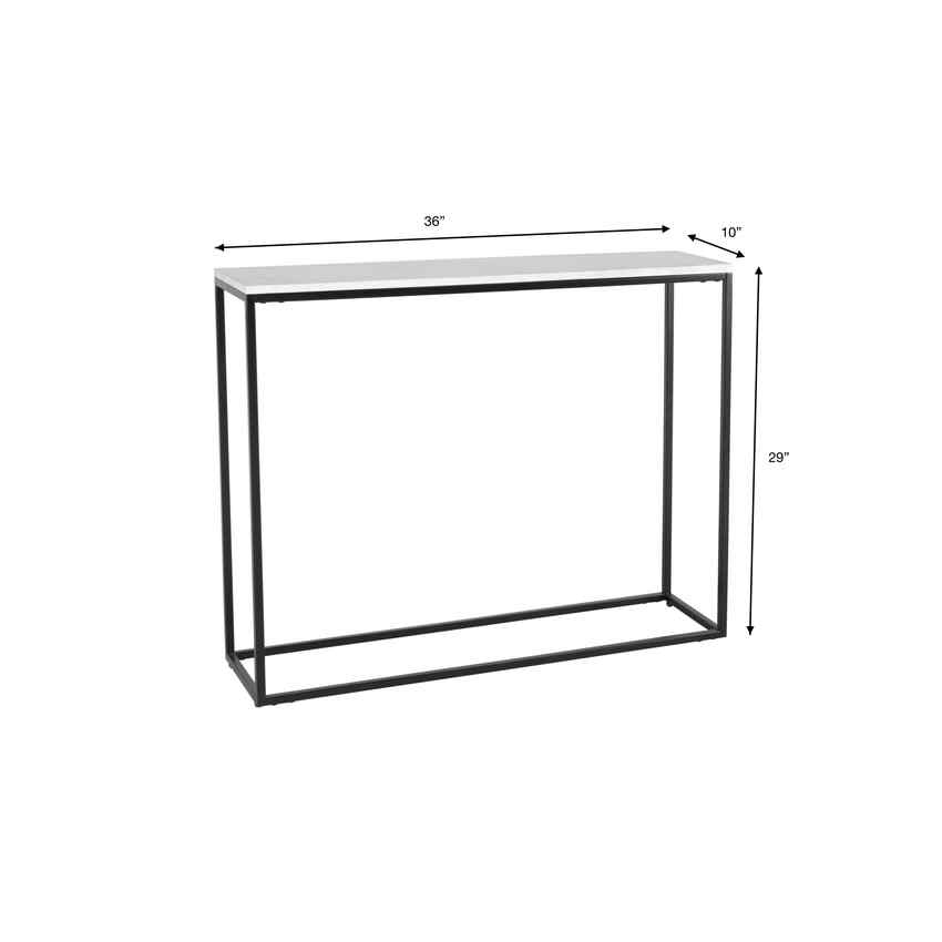 Miehikkala White Console Table